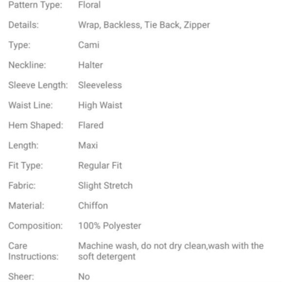 PREMIUM BRAND AND QUALITY FLORAL, BACKLESS CAMI SPECIAL EVENT MAXI DRESS - Picture 7 of 8